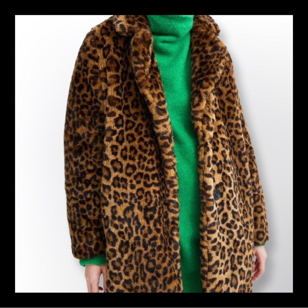 Leopard coat❌sold❌ - Picture 1 of 16